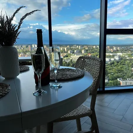 Appartamento Hanza Tower Szczecin, Floor 21, - River View Stettino